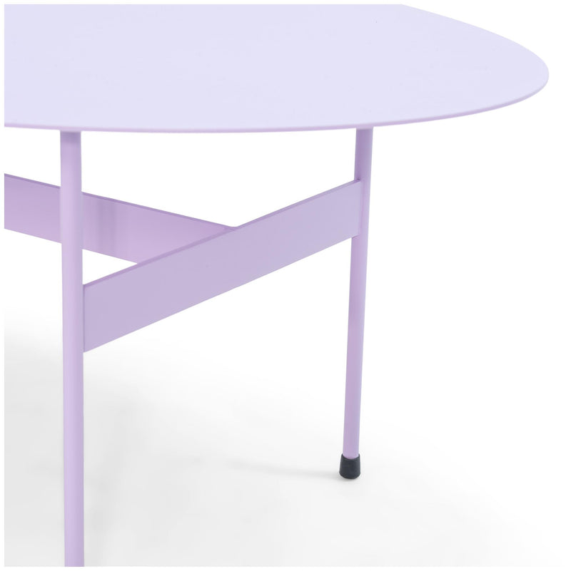 Spinder MIRA OVAL Couchtisch 125 x 40 cm Oval Stahl Minimalistisch