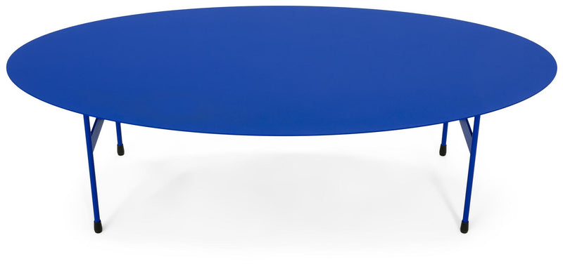 Spinder MIRA OVAL Couchtisch 125 x 40 cm Oval Stahl Minimalistisch