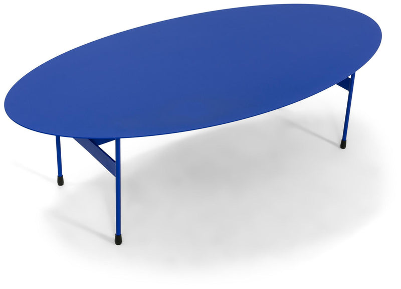 Spinder MIRA OVAL Couchtisch 125 x 40 cm Oval Stahl Minimalistisch