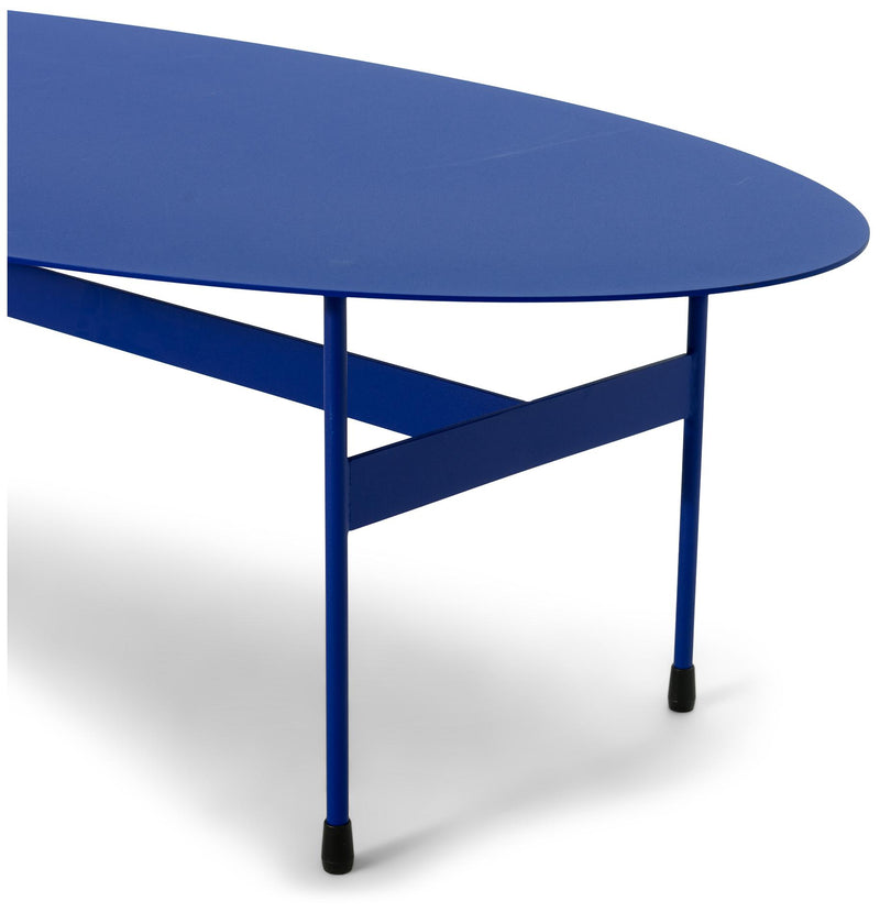 Spinder MIRA OVAL Couchtisch 125 x 40 cm Oval Stahl Minimalistisch