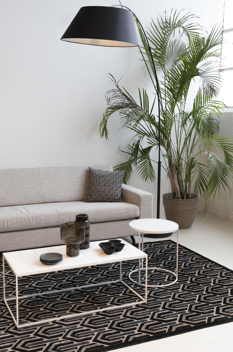 Bogenlampe Arc Schwarz | Elegante Design-Stehleuchte von Zuiver