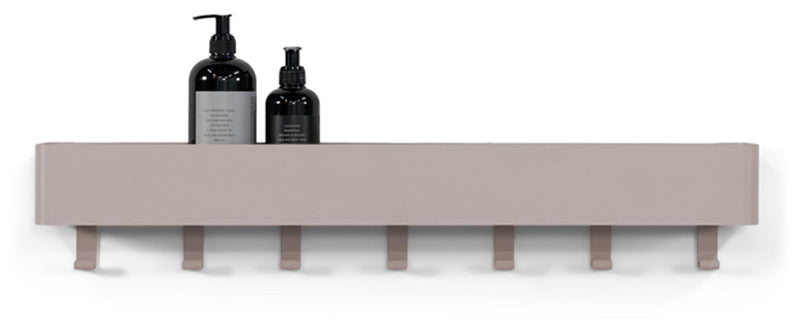 Garderobe MULTI 7 Stahl Schwarz Weiß Taupe Skandic Design von Spinder