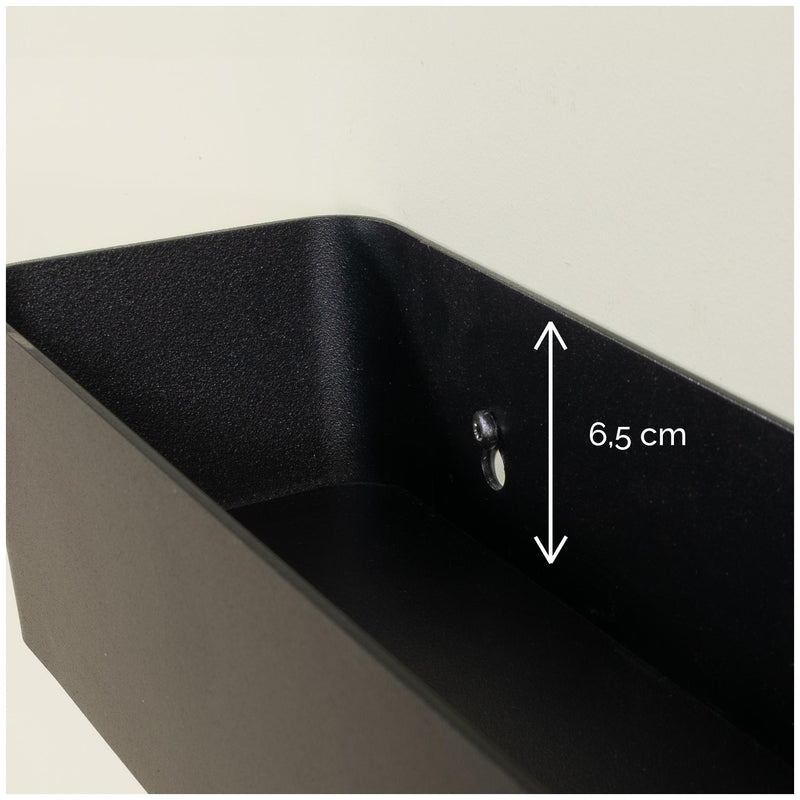 Garderobe MULTI 7 Stahl Schwarz Weiß Taupe Skandic Design von Spinder