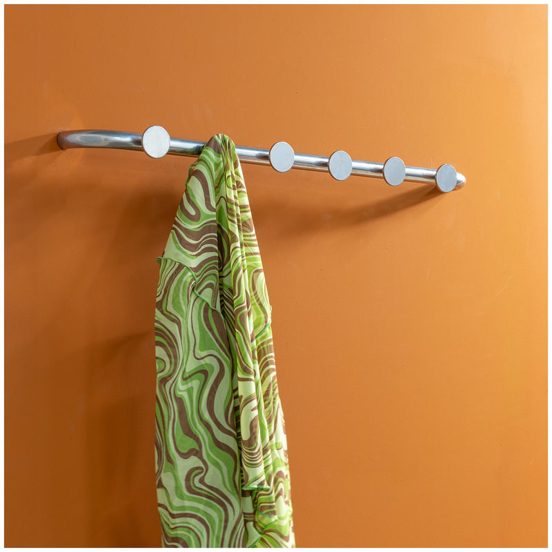 Hakenleiste RETRO 6 Retro-Wandgarderobe Stahl viele Farben von Spinder