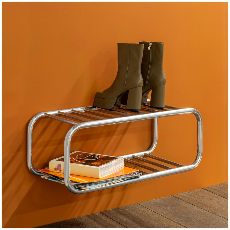 Spinder Retro Schuhregal Stahl 70er Jahre Stil viele Farben