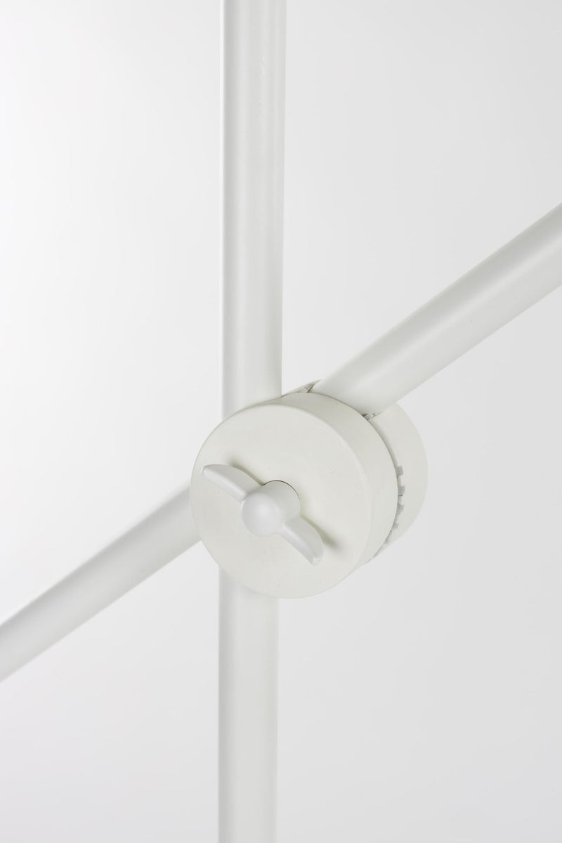 Zuiver Bogenlampe Belle | Verstellbare Stehleuchte mit Stoffschirm