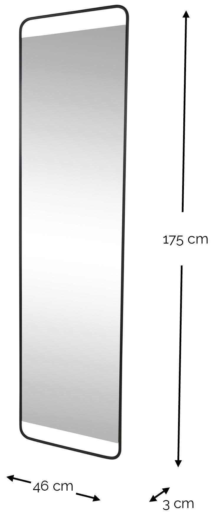 Spinder REX MIRROR L: Moderner Stahlspiegel im skandinavischen Design