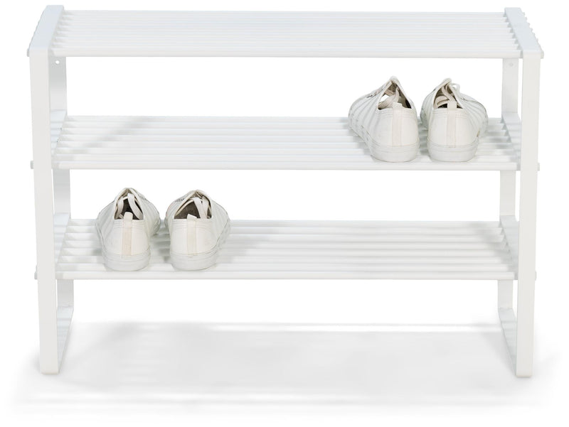 Spinder REX SR 2 Stahl Schuhregal, Minimalistisch & Modern, Weiß