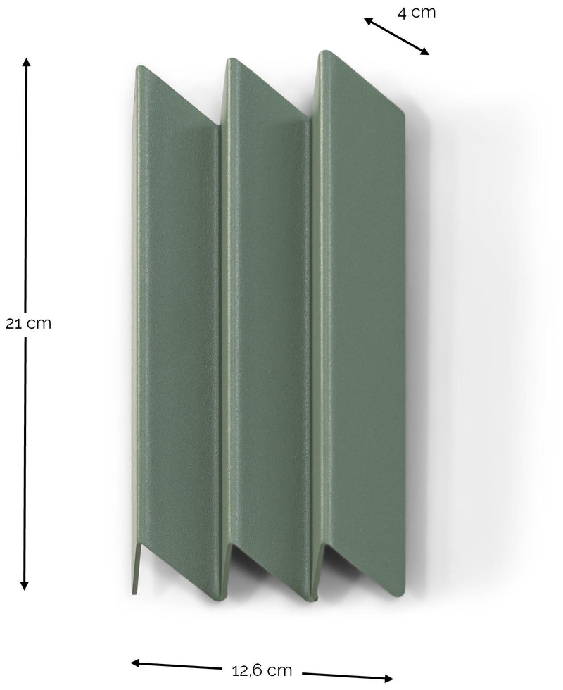Wandgarderobe SENSU Small Garderobe Stahl gefaltete Optik von Spinder