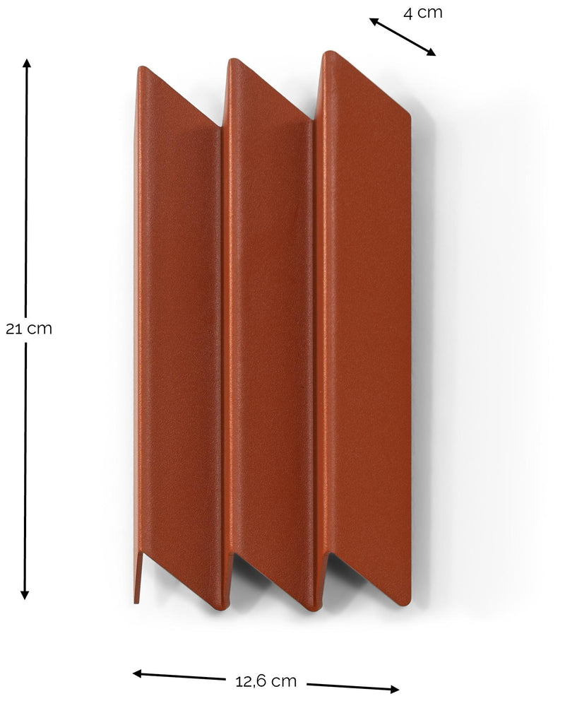 Wandgarderobe SENSU Small Garderobe Stahl gefaltete Optik von Spinder