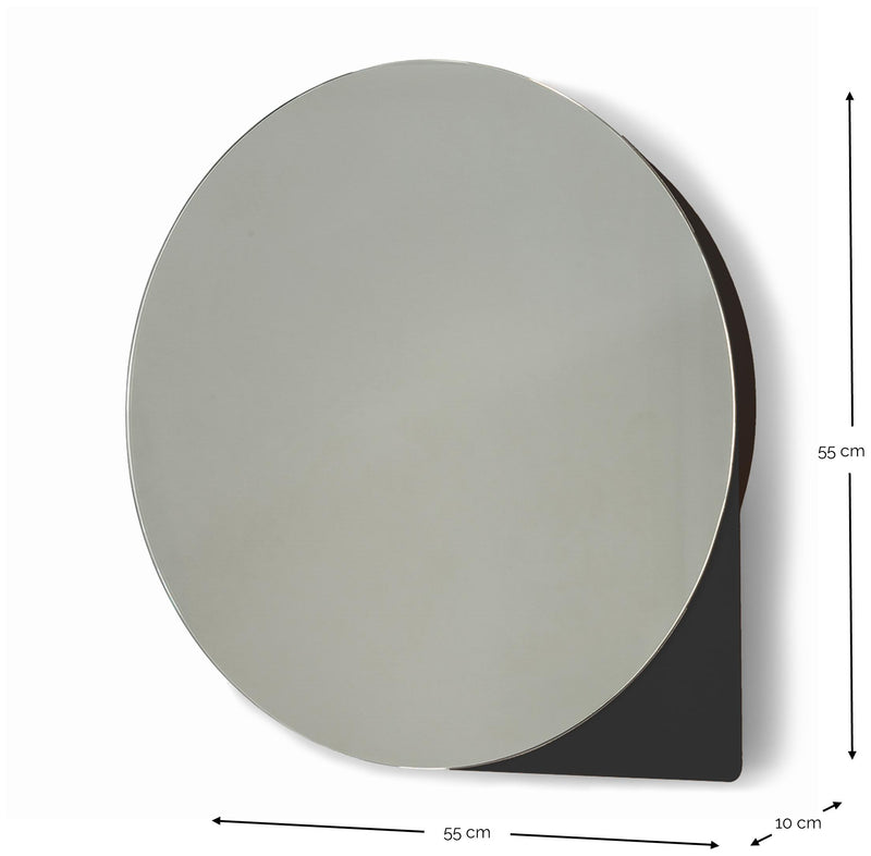 Spinder SONNET Large Stahl Spiegelschrank, Skandinavischer Stil
