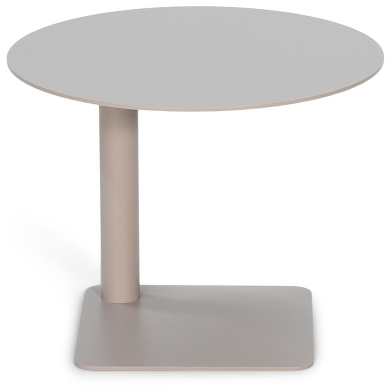 Spinder SUNNY 30 Moderner Stahl-Beistelltisch, rund in Schwarz oder Taupe
