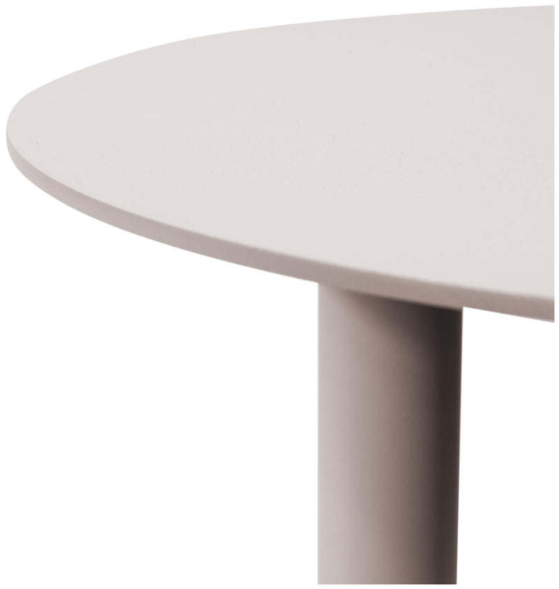 Spinder SUNNY 30 Moderner Stahl-Beistelltisch, rund in Schwarz oder Taupe