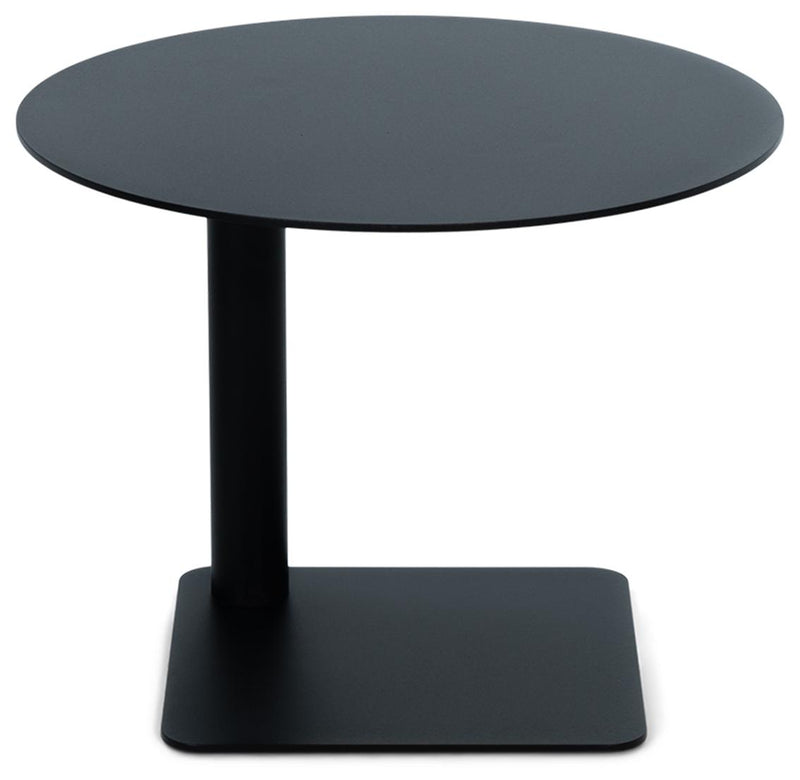 Spinder SUNNY 30 Moderner Stahl-Beistelltisch, rund in Schwarz oder Taupe