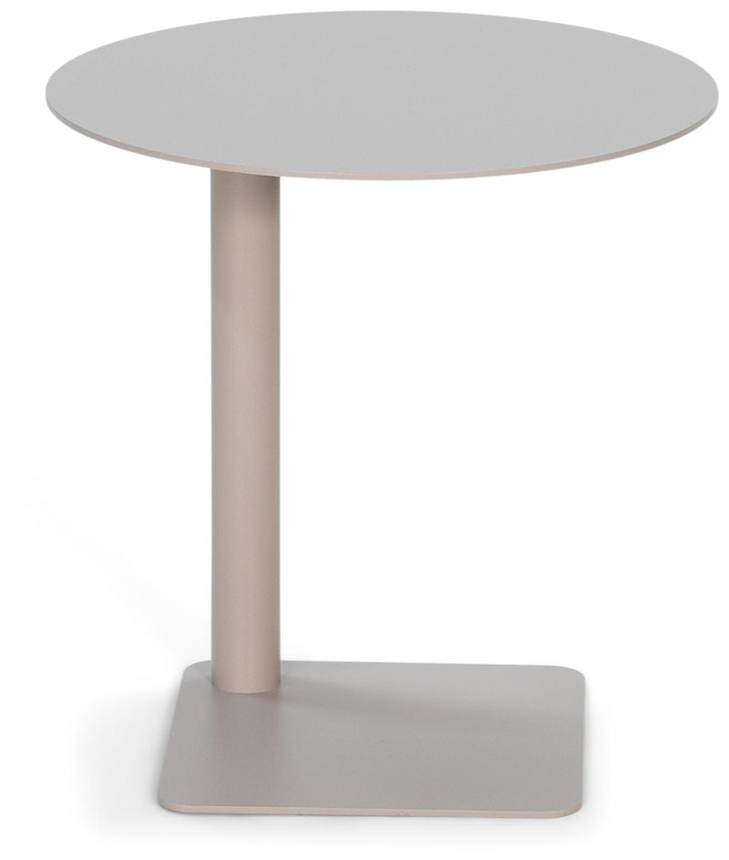 Spinder SUNNY 40 Beistelltisch Modern Stahl rund in Schwarz oder Taupe