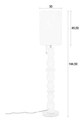 Zuiver Stehlampe Brew | Einzigartiges Keramik & Leinen Design