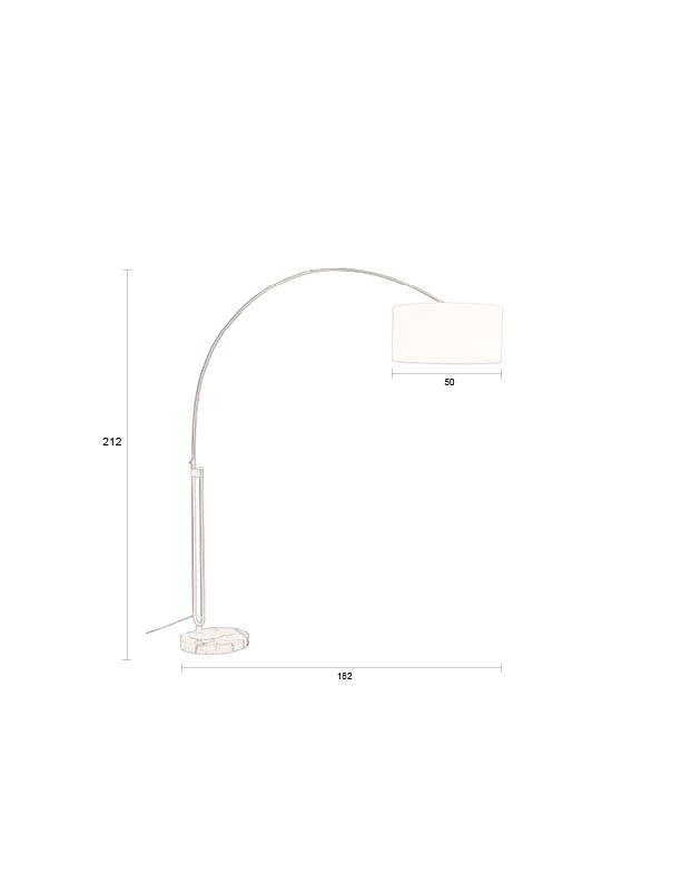 Bogenlampe Archie Gold | Elegantes Design von Dutchbone