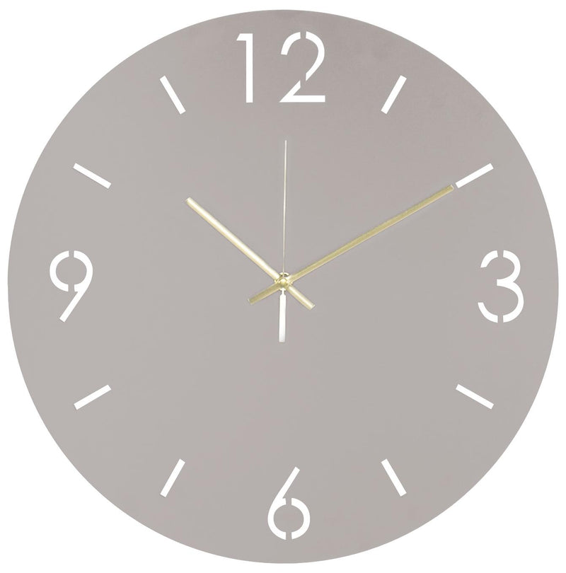 Spinder TIME Ø 40 Minimalistische Stahl-Uhr, Schwarz / Silky Taupe