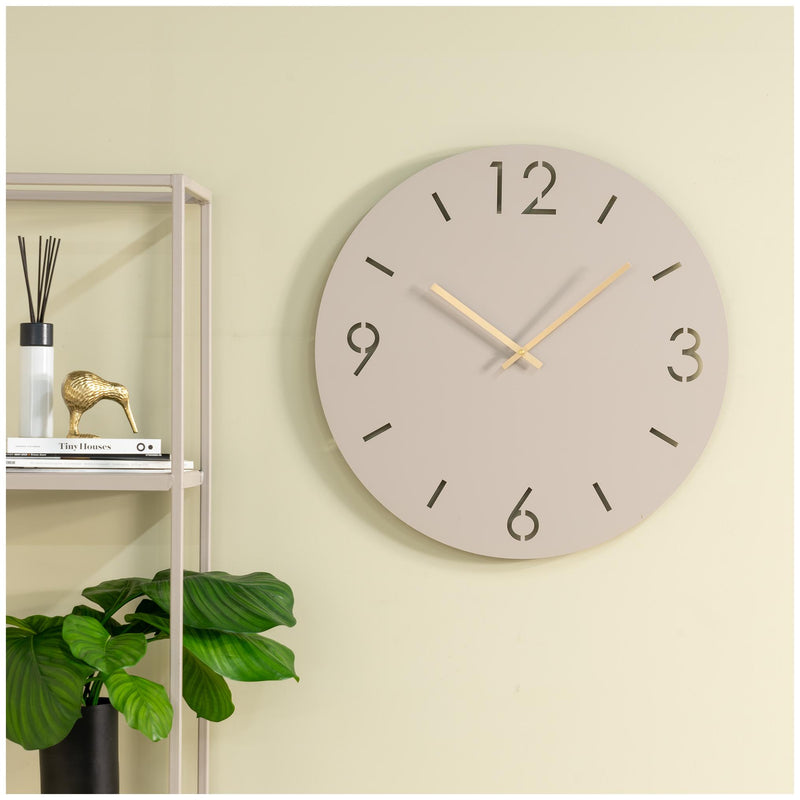 Spinder TIME Ø 60 Minimalistische Stahl-Wanduhr