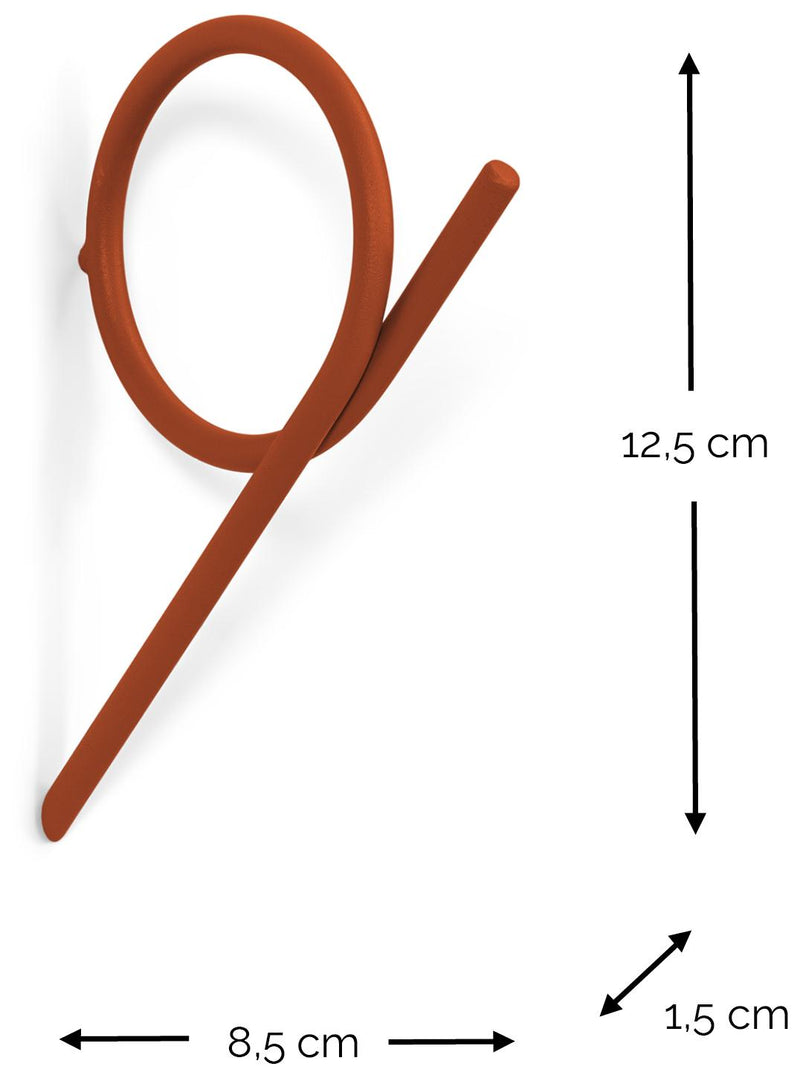 Spinder TUBA Small Wandhaken - Skandinavischer Stahl, Modernes Design