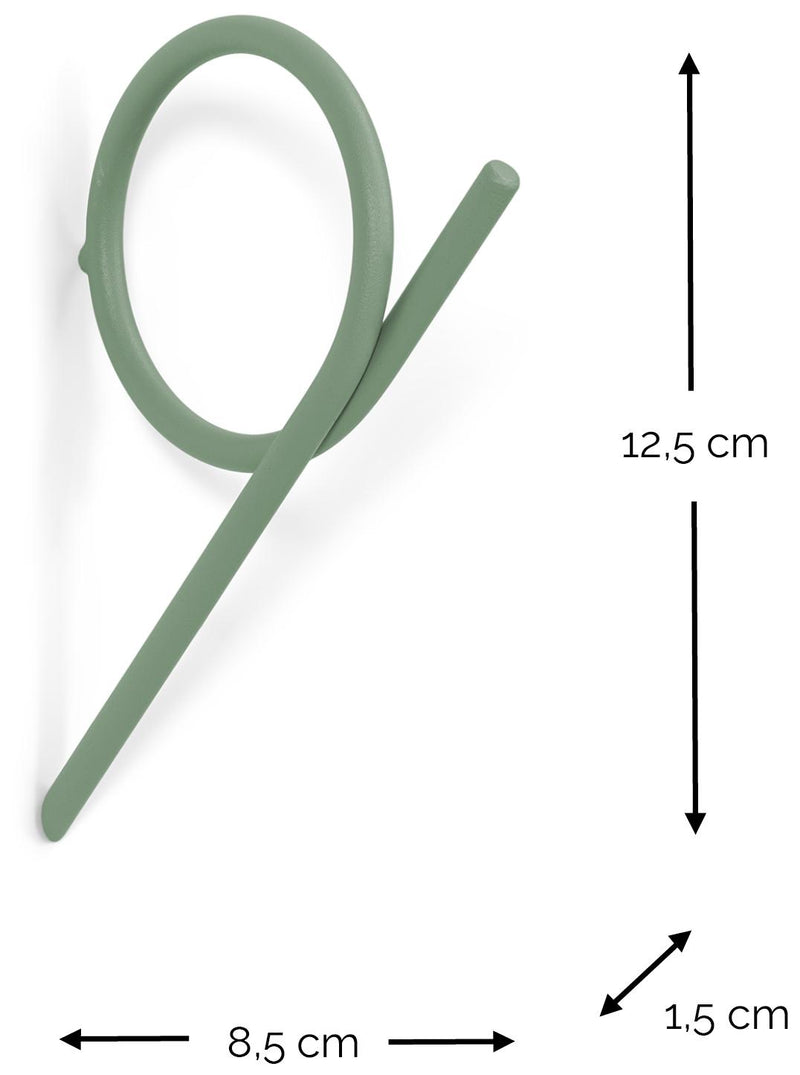 Spinder TUBA Small Wandhaken - Skandinavischer Stahl, Modernes Design