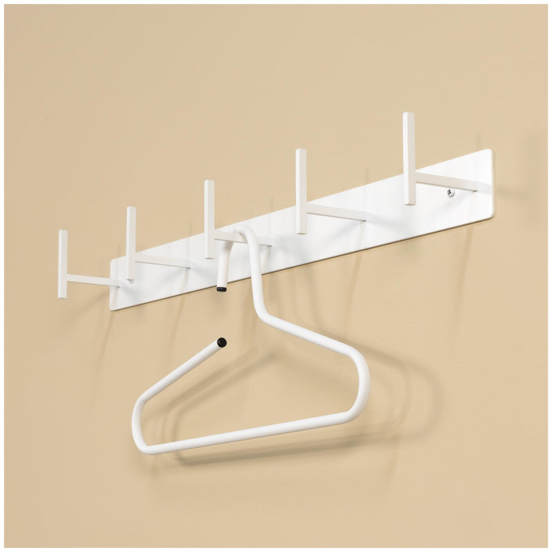 Spinder CHAPMAN 5 Stahl-Garderobe, skandinavisch, Schwarz oder Weiß