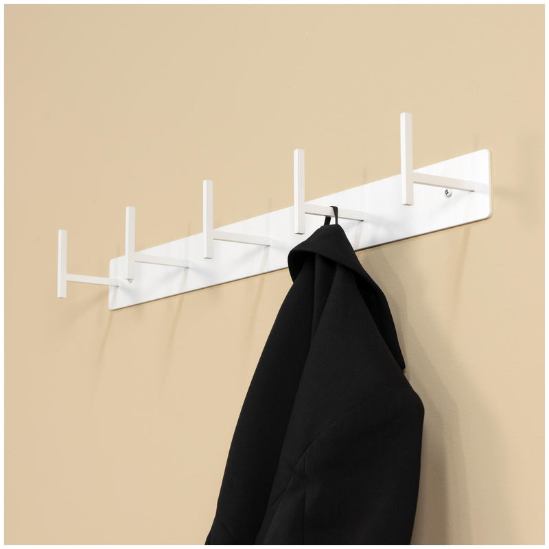 Spinder CHAPMAN 5 Stahl-Garderobe, skandinavisch, Schwarz oder Weiß