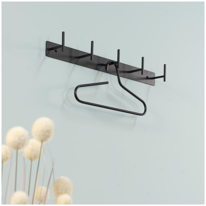 Spinder CHAPMAN 5 Stahl-Garderobe, skandinavisch, Schwarz oder Weiß