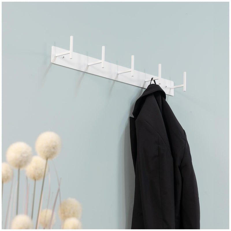 Spinder CHAPMAN 5 Stahl-Garderobe, skandinavisch, Schwarz oder Weiß