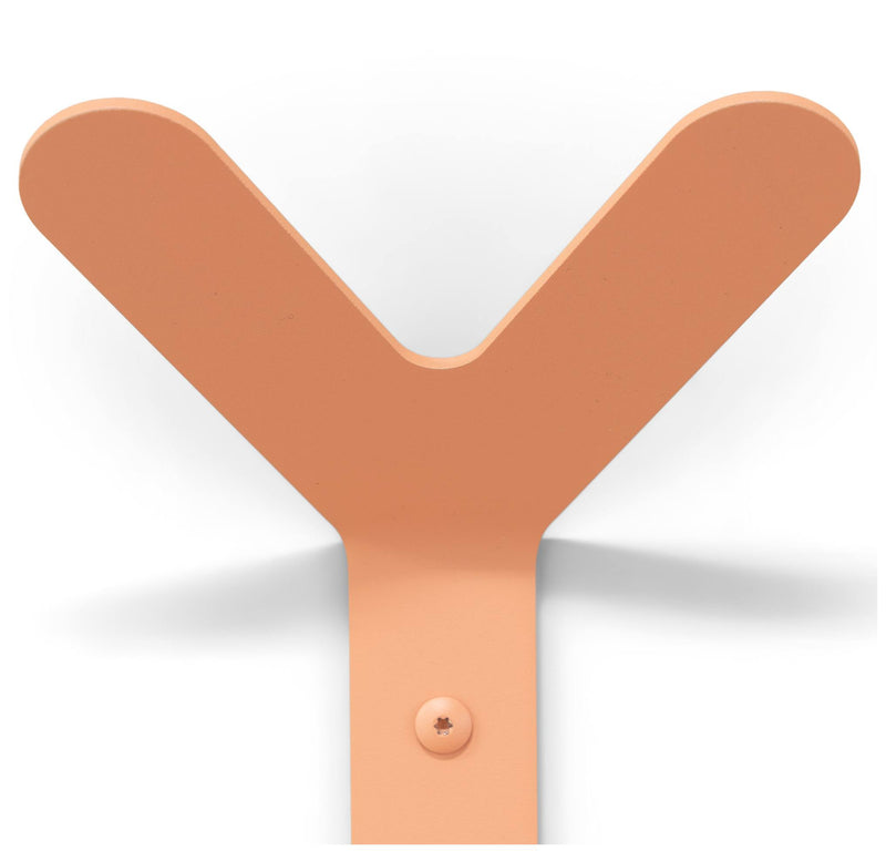 Spinder FRONDO Garderobenständer Stahl in Pfirsichfarbe, modernes Design
