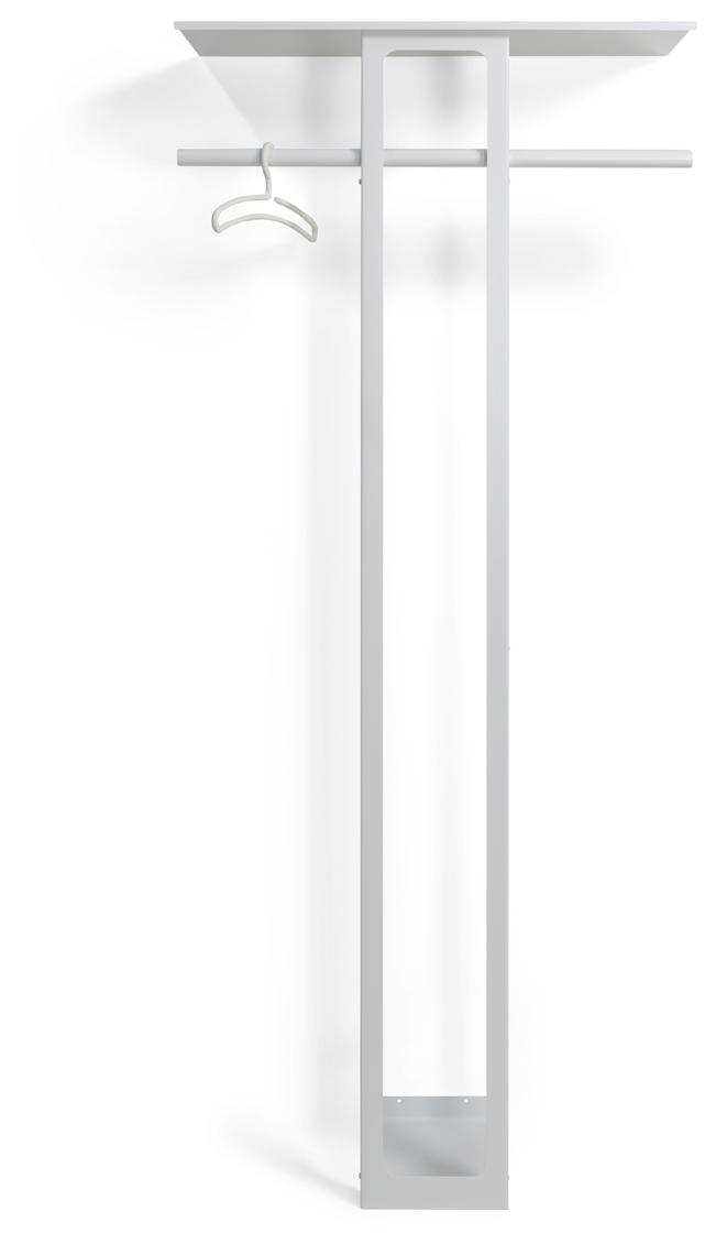 Spinder LUNO LARGE 70 Garderobe, Stahl, Modern, Schwarz oder Weiß