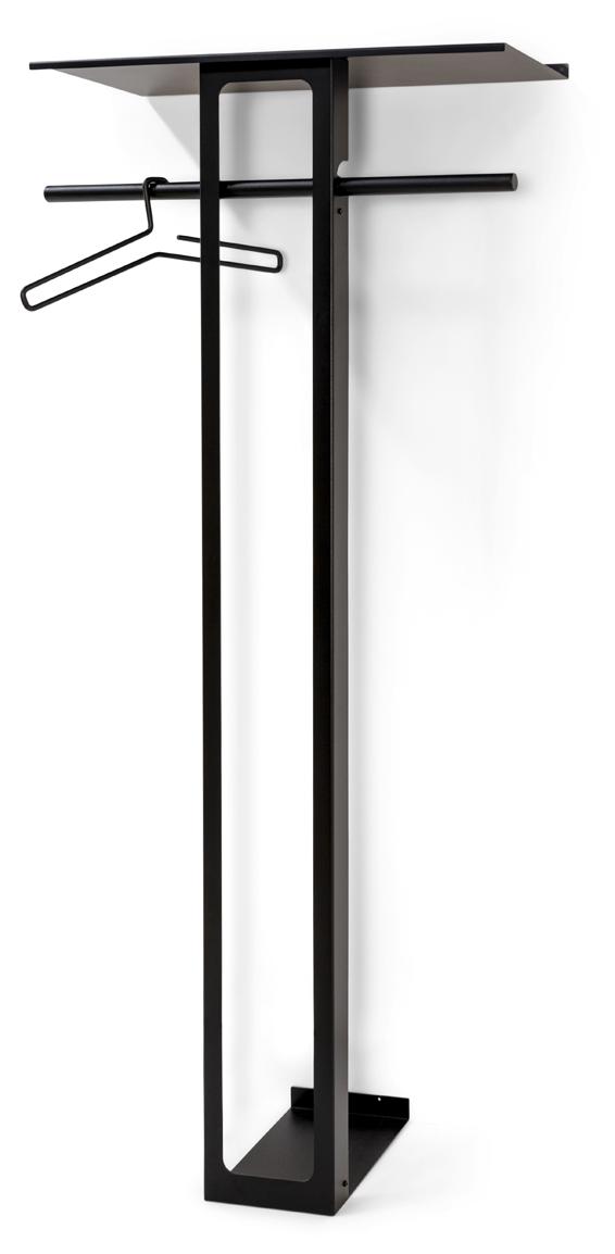 Spinder LUNO LARGE 70 Garderobe, Stahl, Modern, Schwarz oder Weiß
