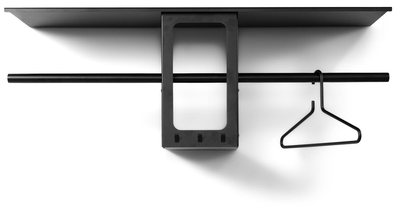 Spinder LUNO SMALL 100 Garderobe Stahl Modernes Design, Schwarz / Weiß