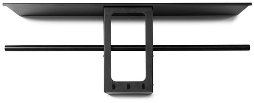 Spinder LUNO SMALL 100 Garderobe von oben mit ausgefahrener horizontaler Kleiderstange und zentralem Haken.
