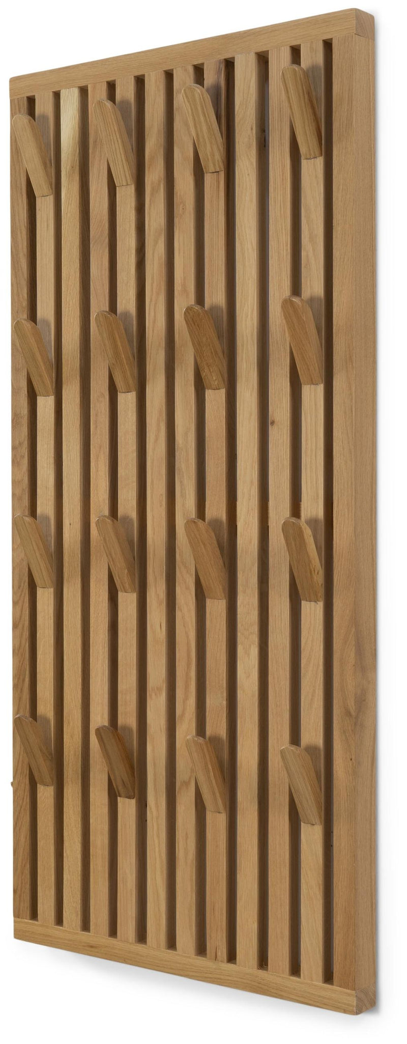 Spinder PARCO Large Garderobe Paneel mit 16 Haken Eiche, Skandic Style