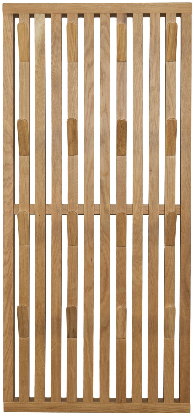 Spinder PARCO Large Garderobe Paneel mit 16 Haken Eiche, Skandic Style