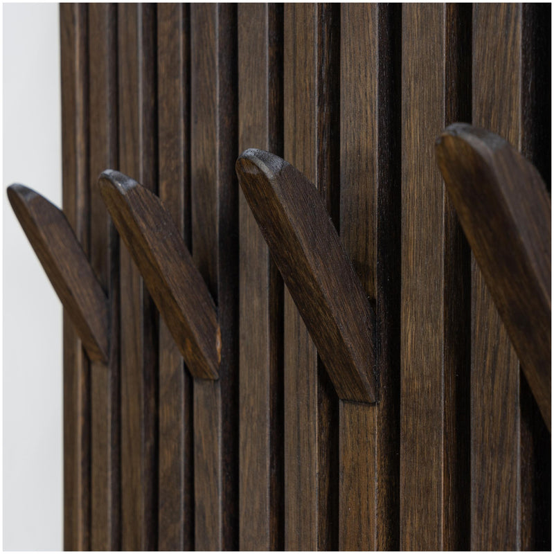 Spinder PARCO Large Garderobe Paneel mit 16 Haken Eiche, Skandic Style