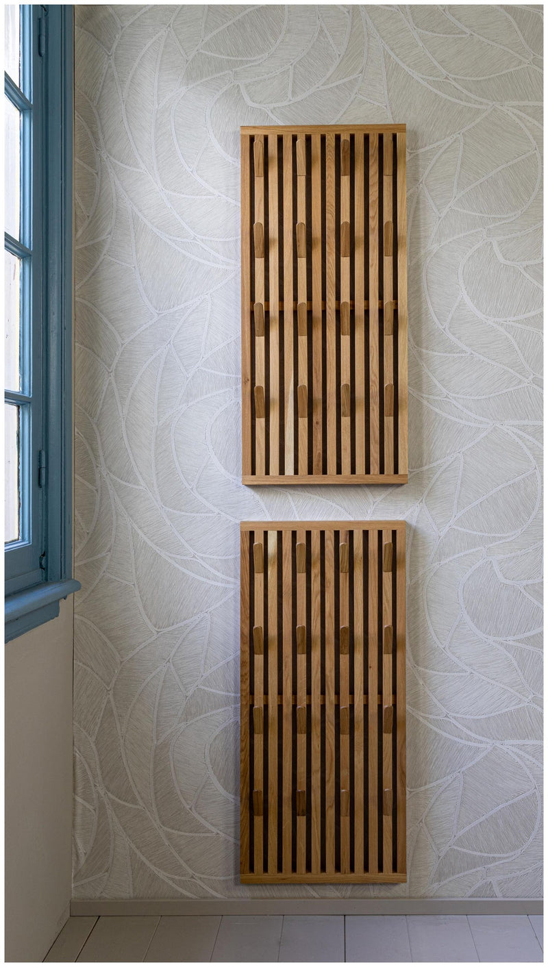 Spinder PARCO Large Garderobe Paneel mit 16 Haken Eiche, Skandic Style