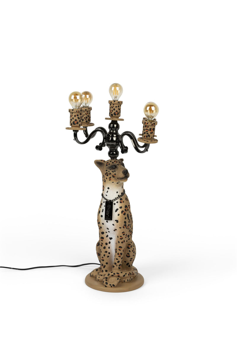 Stehlampe Gekrönter Panther | Design Leuchte von Bold Monkey