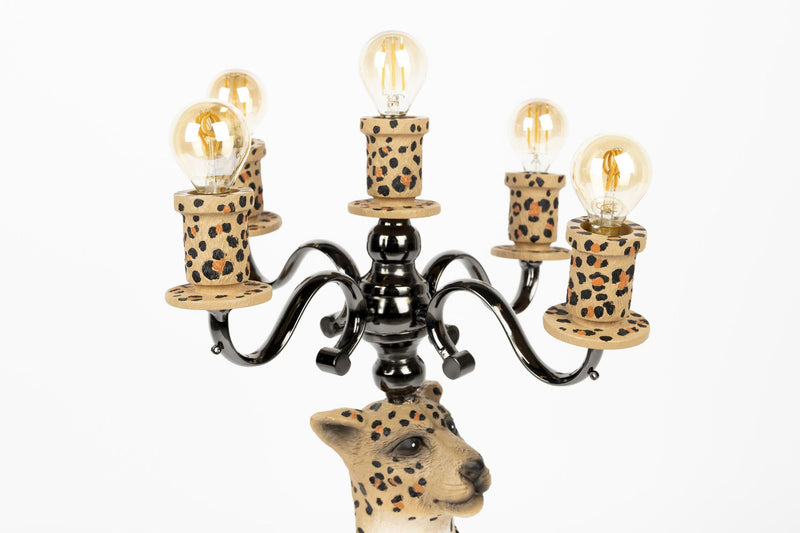 Stehlampe Gekrönter Panther | Design Leuchte von Bold Monkey