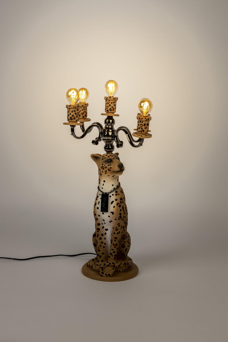 Stehlampe Gekrönter Panther | Design Leuchte von Bold Monkey