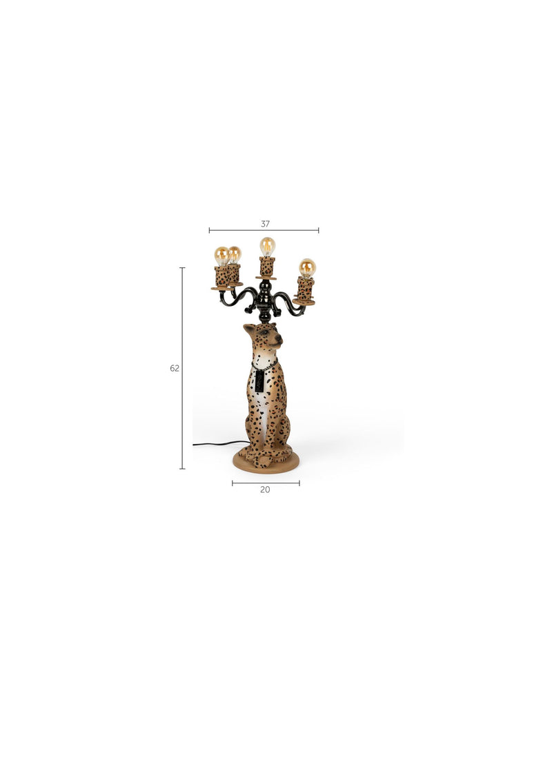 Stehlampe Gekrönter Panther | Design Leuchte von Bold Monkey