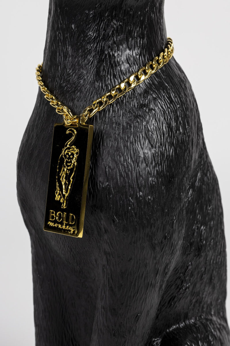 Bold Monkey Stehlampe Gekrönter Panther | Schwarz & Gold