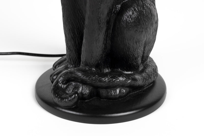 Bold Monkey Stehlampe Gekrönter Panther | Schwarz & Gold