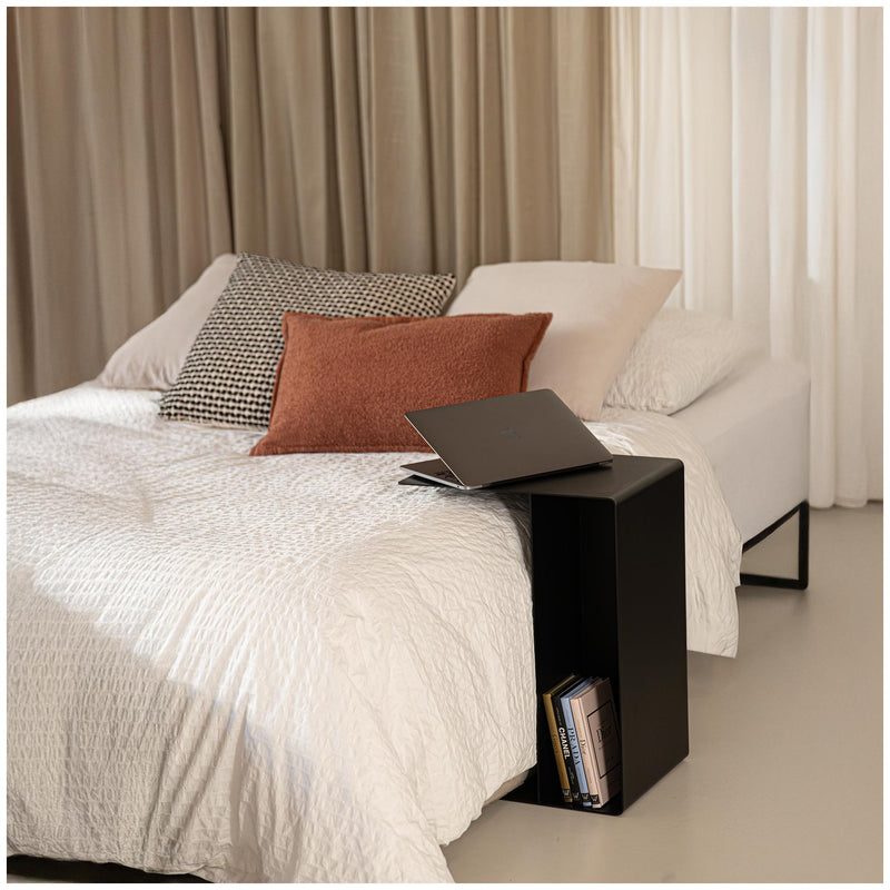 Spinder SLIDE Low Beistelltisch Stahl Modernes Design, Sand oder Black