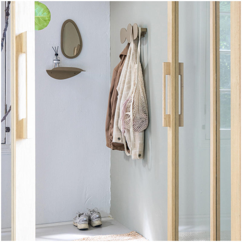 Spinder TUMULO Small Garderobe Stahl Champagner Schwarz Skandic Design