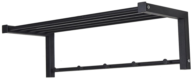Spinder BERGUM Garderobe Stahl Schwarz Modern 5 Haken Regal