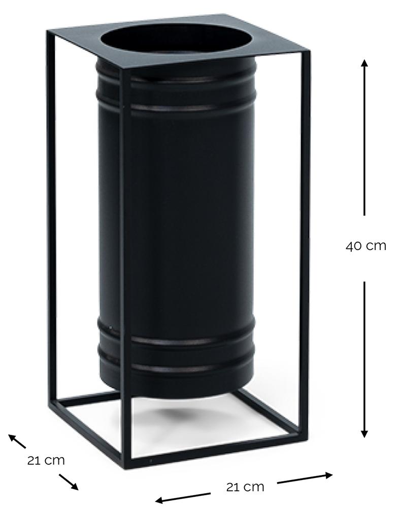 Spinder DRIP Regenschirmhalter, Stahl, Modern, Schwarz