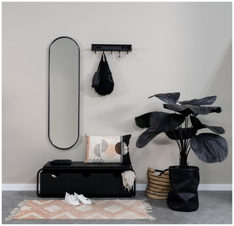 Spinder Garderobe EASY Stahl Skandinavisch Modern Schwarz