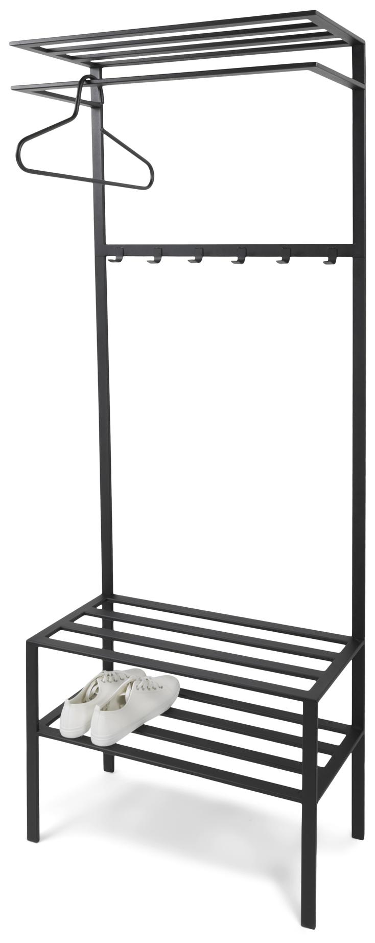 Spinder IVAR 2 Garderobe: Minimalistisches Design aus Stahl, Schwarz